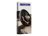 Suzuki Jimny Steering Wheel Cover Leather Finish (Black Wave) – Genuine Suzuki Accessory OEM